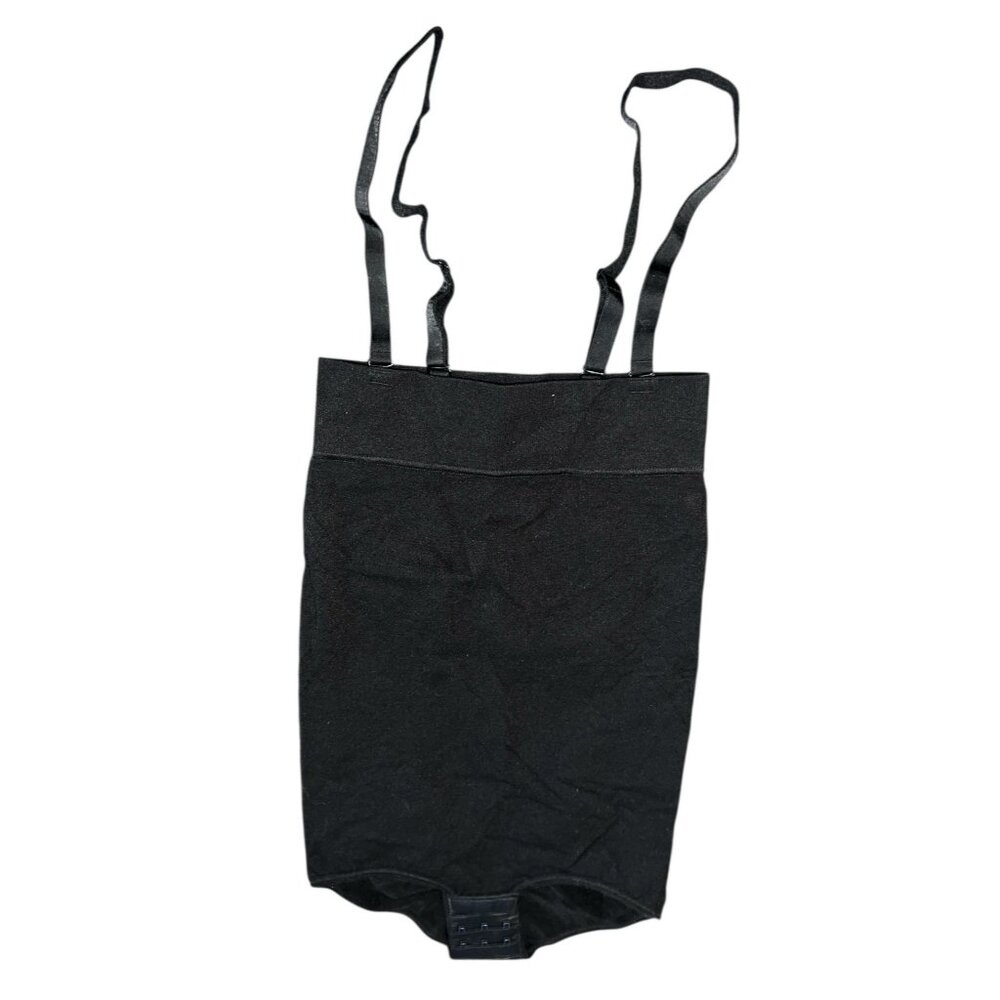 Nux Shapewear Bodysuit With Adjustable Straps & Seamless Design Sz Small Black